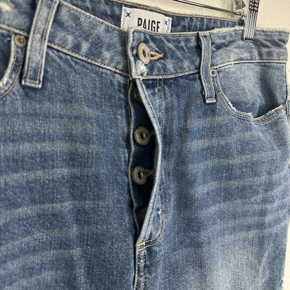 Paige Jeans Women Size 29 Hoxton Skinny Ankle Peg High Rise Button Fly - Picture 5 of 12